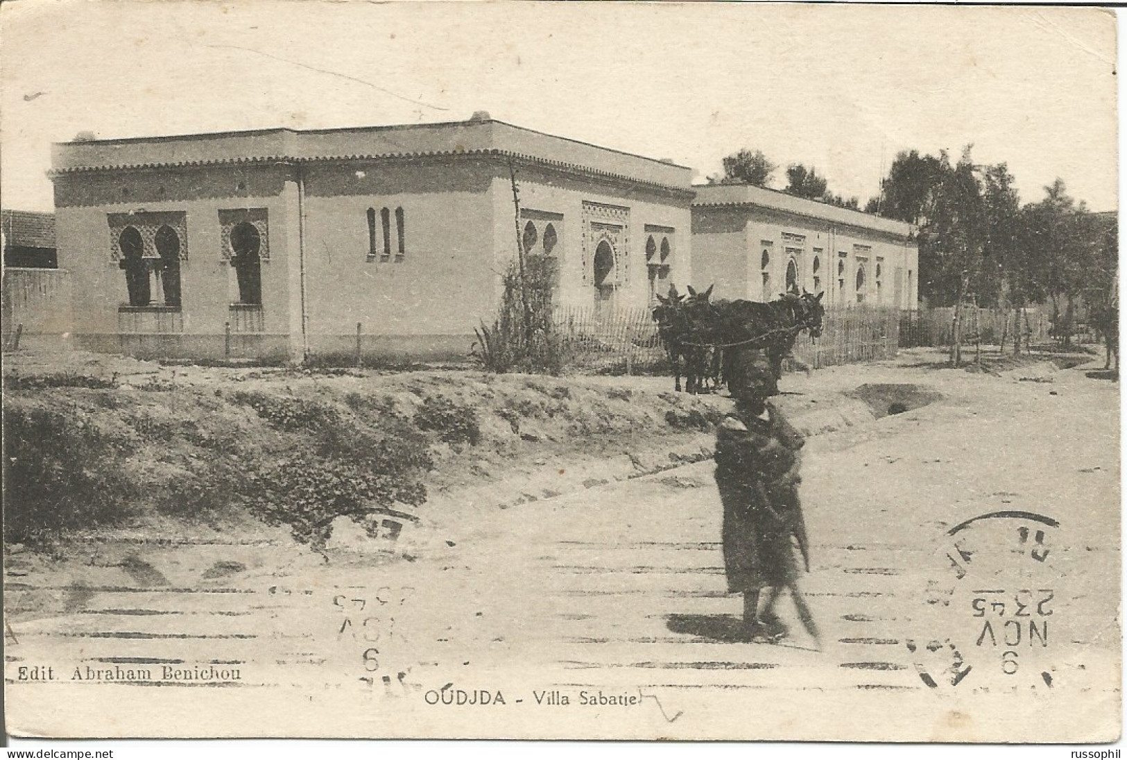 FRANCE - POSTE MILITAIRE MOROCCO - TRESOR ET POSTES 17 - PC (VIEW OF OUDJDA) FROM OUDJDA TO FRANCE - 1912 - Other & Unclassified