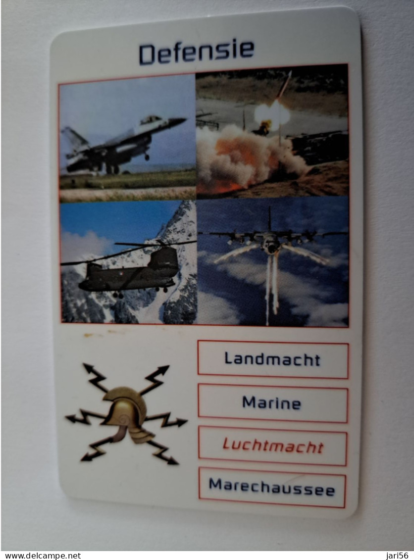 NETHERLANDS /SFOR/MILITAIR CARD / DEFENSIE / PEACE PIGEON/ UNITED NATIONS / LUCHTMACHT    ** 15672 ** - Andere & Zonder Classificatie