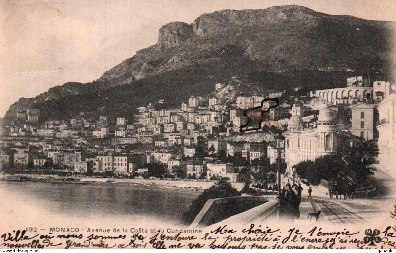 CPA - MONACO - Avenue De La Costa Et La Condamine - Edition MTIL - La Condamine