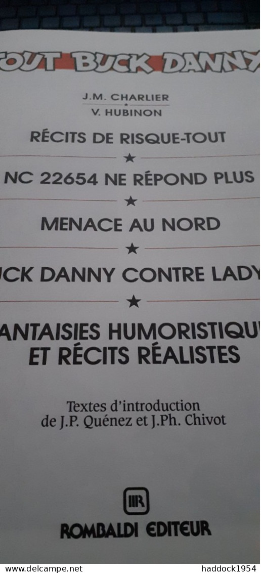 les aventures de BUCK DANNY tomes 2 à 5 CHARLIER HUBINON ROMBALDI 1987