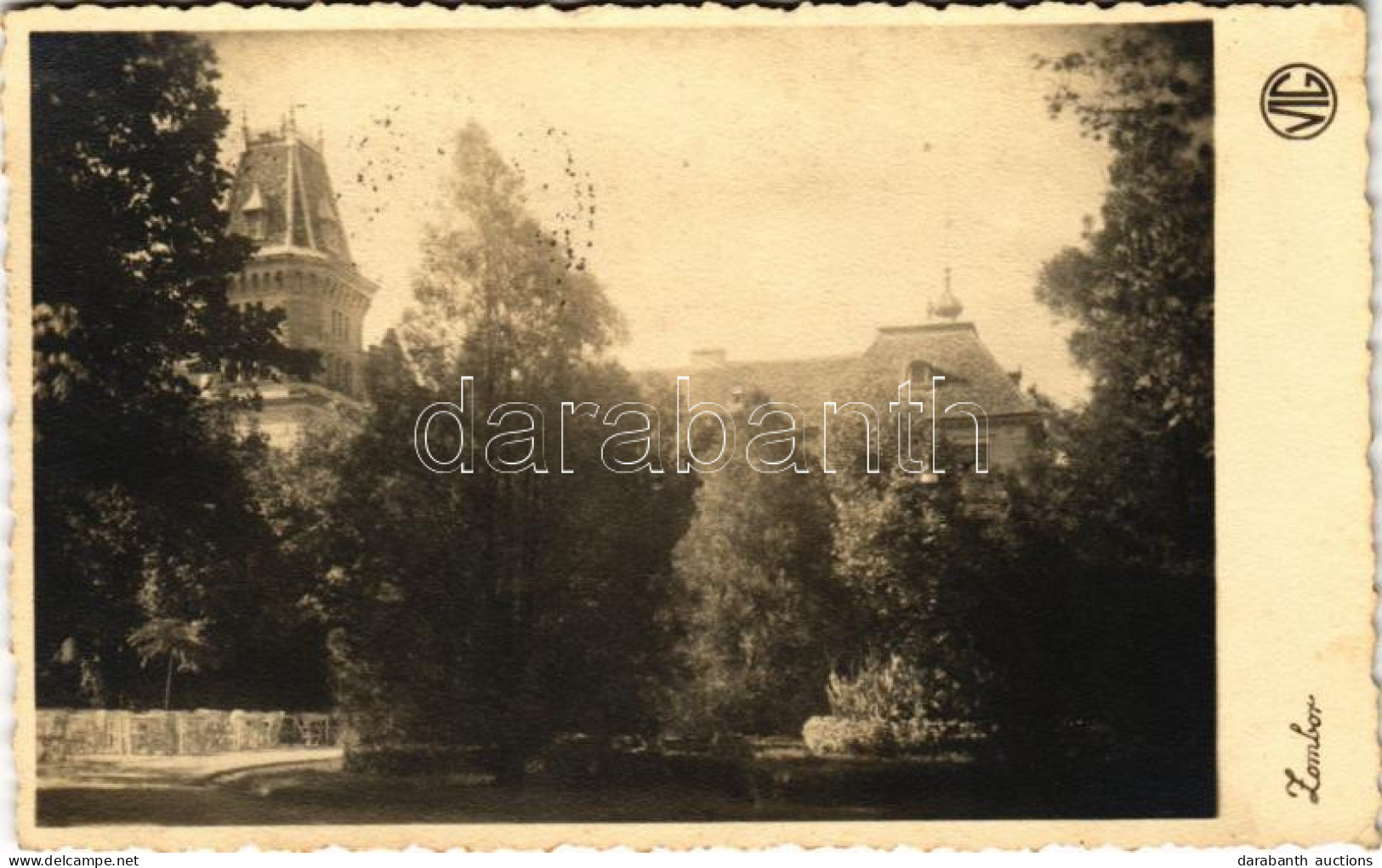 T2/T3 1943 Zombor, Sombor; Bács-Bodrog Vármegye Székháza / County Hall. Photo (EK) - Zonder Classificatie