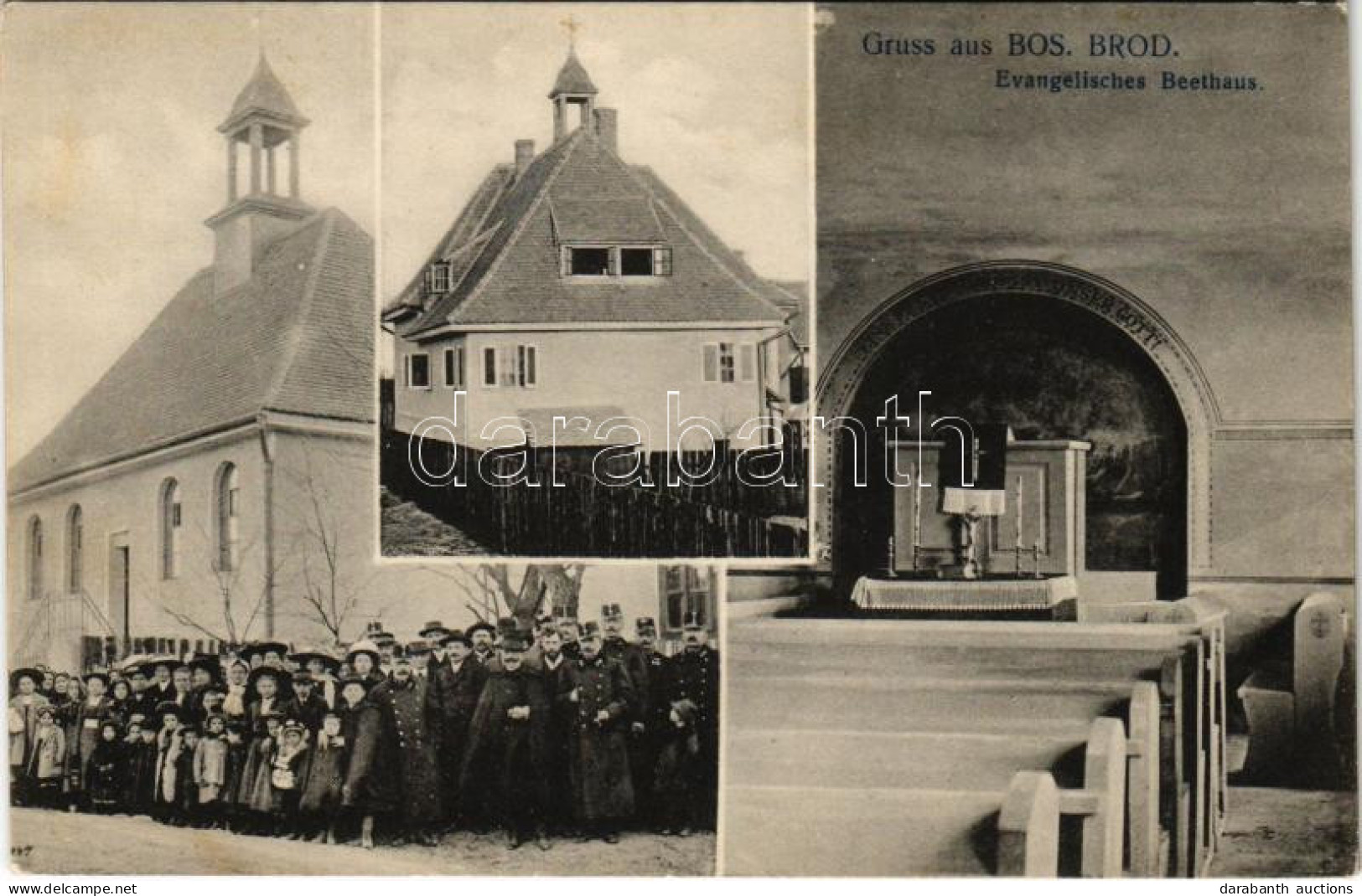 ** T2/T3 Bosanski Brod, Evangelische Beethaus / Lutheran Prayer House, Interior (fl) - Ohne Zuordnung