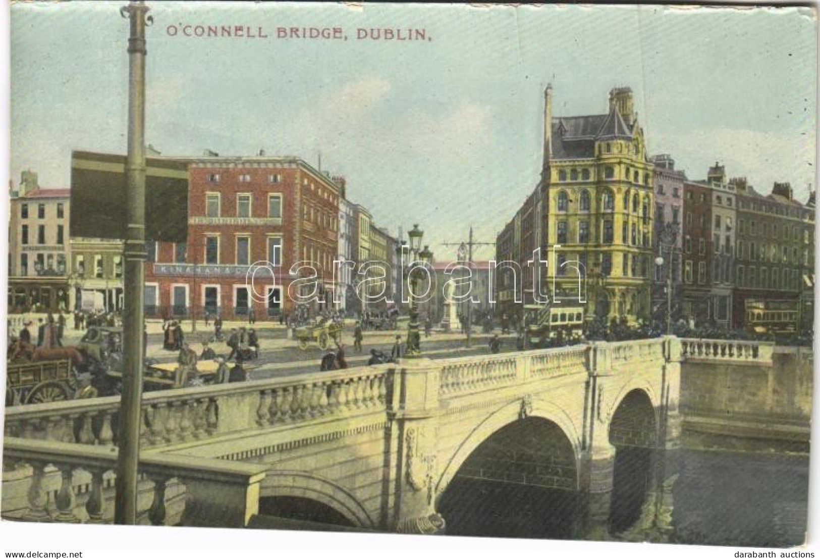 ** T3 Dublin, O'Connell Bridge, Kinahan & Co. Ltd., Autobus (crease) - Non Classés