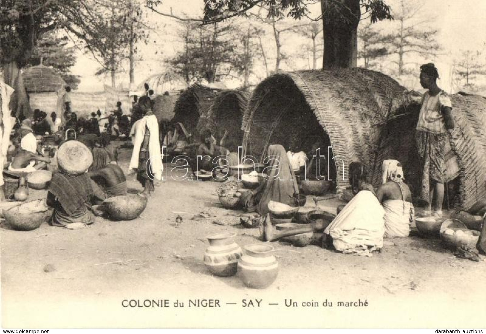 ** T2 Say, 'Colonie Du Niger', Un Coin Du Marché / The French Colony In Nigeria, Corner Market - Unclassified