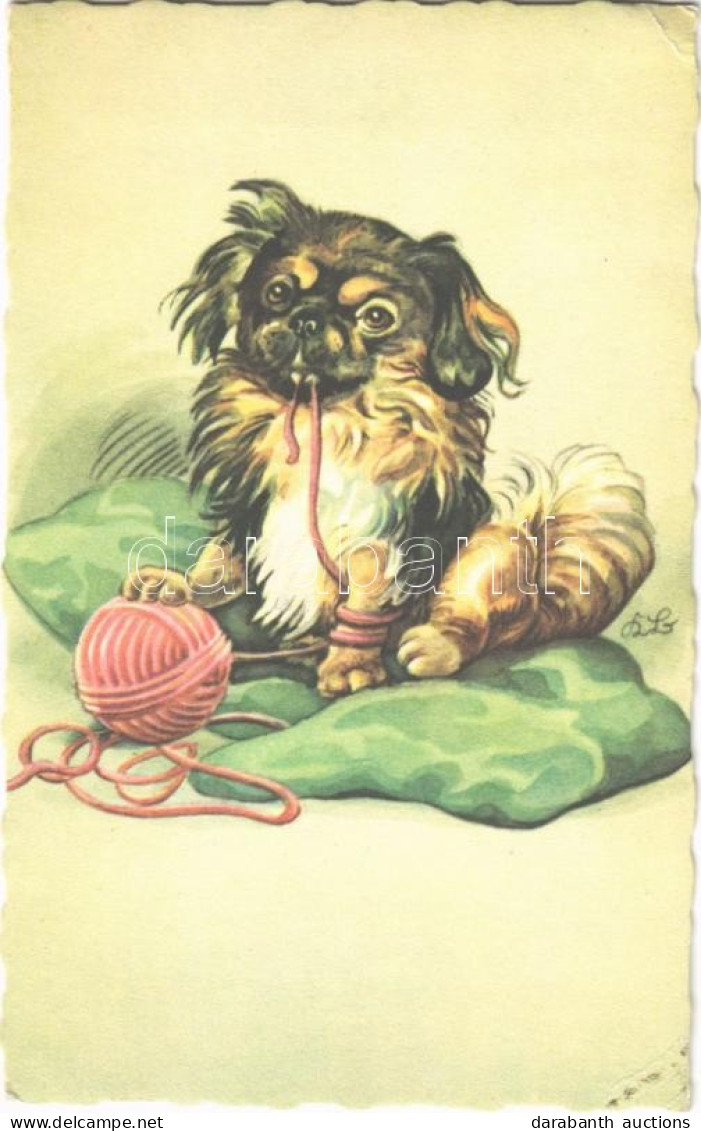 T2/T3 Dog. Art Postcard (EK) - Unclassified