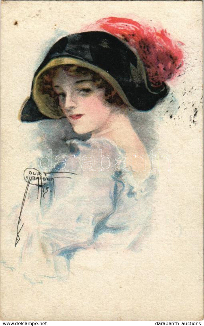 T2/T3 1917 Lady Art Postcard. WSSB No. 5558. S: Court Barber (r) - Zonder Classificatie