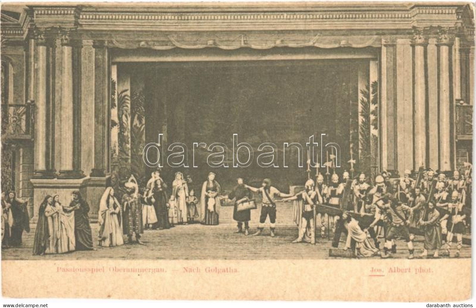 ** T2/T3 Nach Golgatha. Gemeinde Oberammergau Passionsspiele 1900 - Unclassified