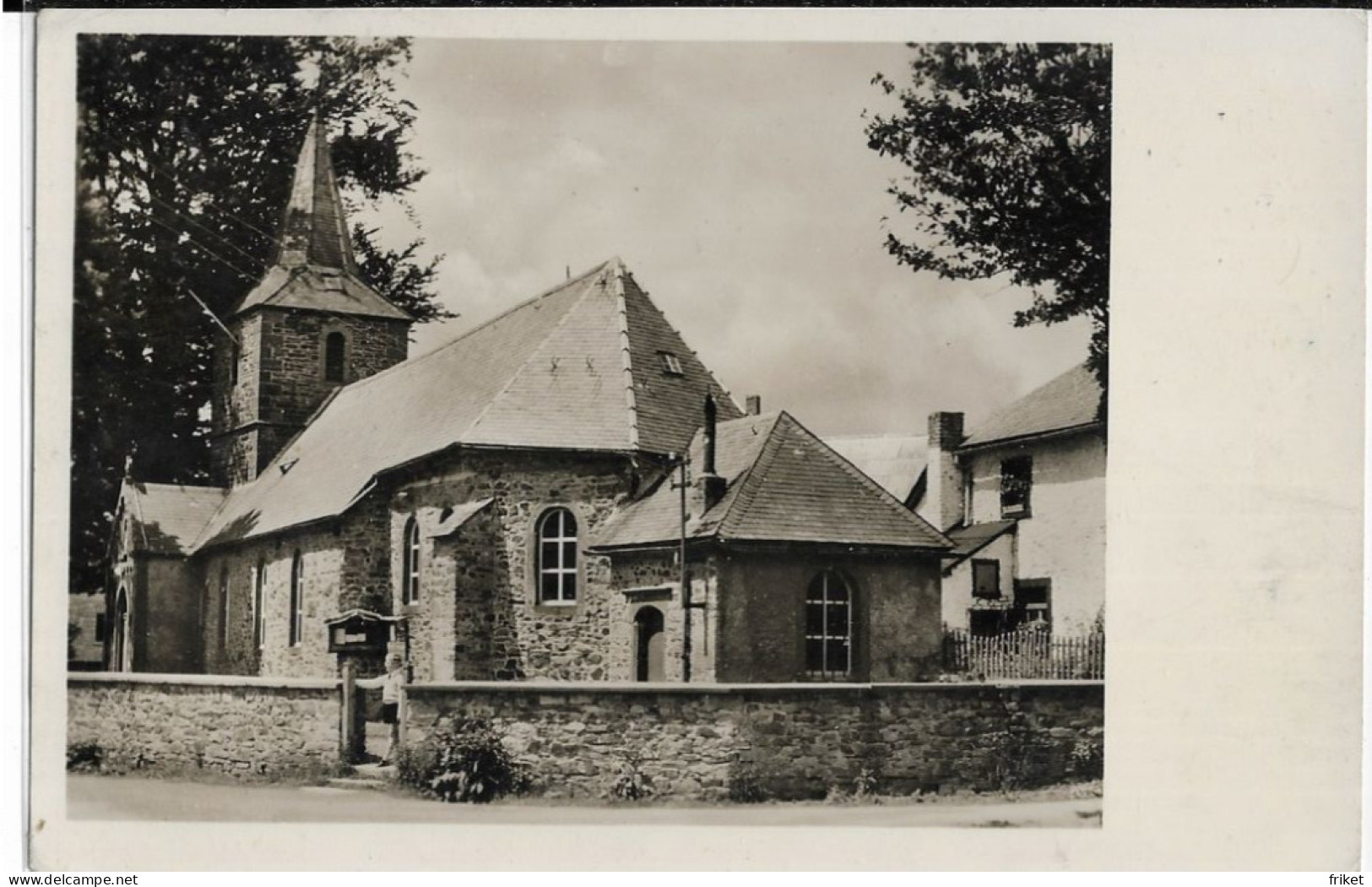 - 3341 -  HONSFELD  (Bullande Et Environs ) Kirche  Photo Carte - Bullange - Buellingen