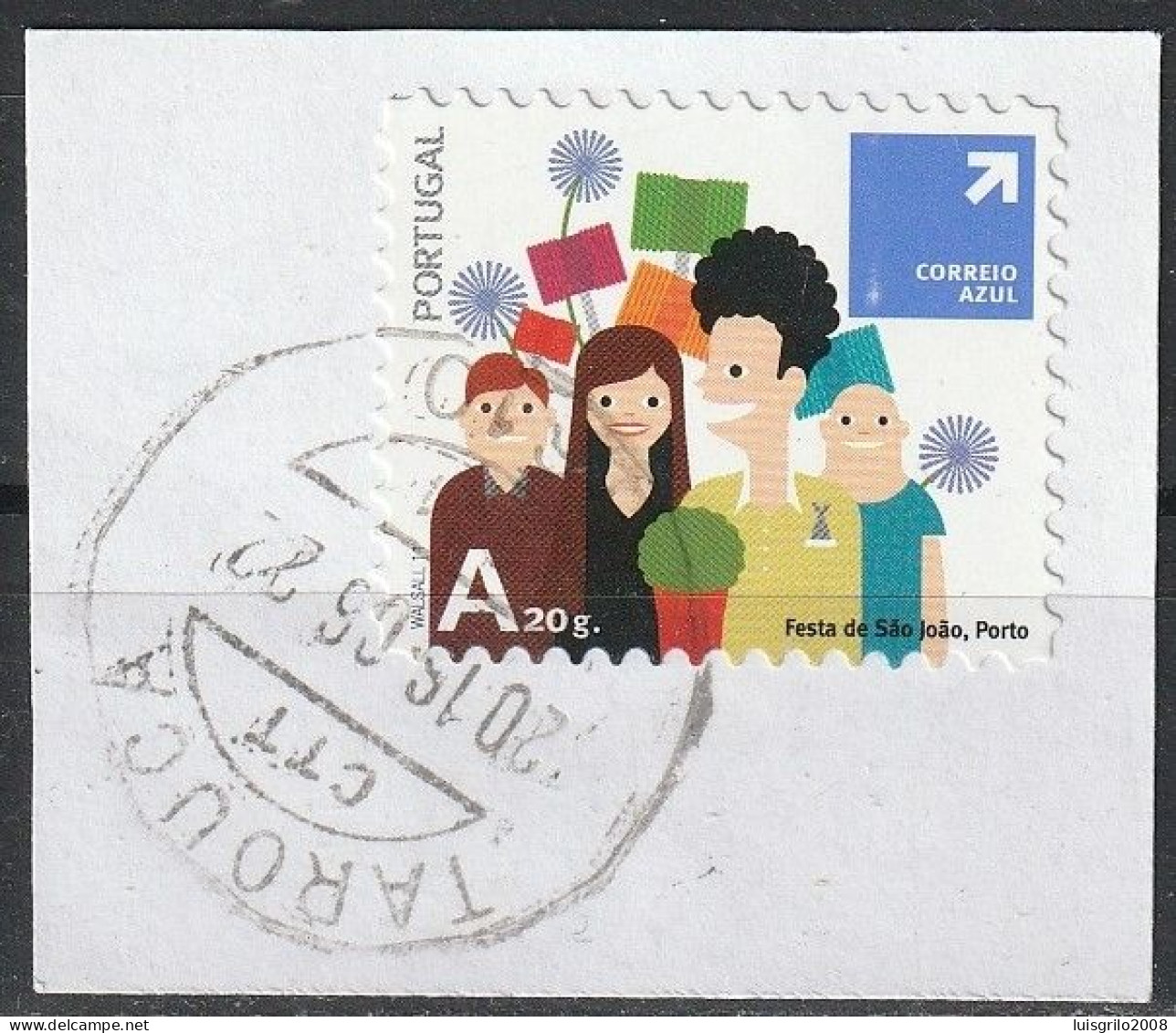 Fragment - Postmark TAROUCA . 2015 -|- Mundifil Nº 4153 - Gebraucht