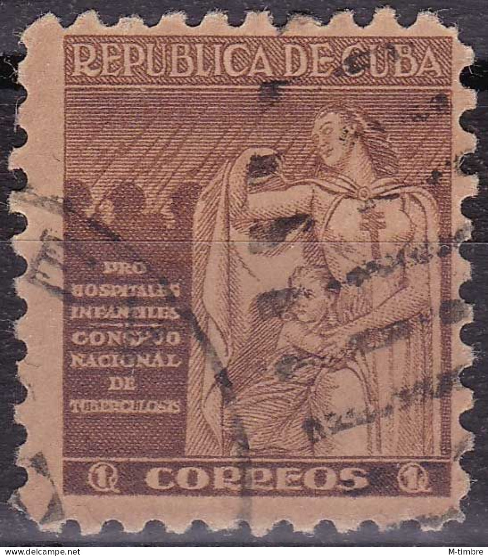 Cuba (Bienfaisance) YT B8 Mi Z8 Année 1943 (Used °) Enfant - Tuberculose - Wohlfahrtsmarken