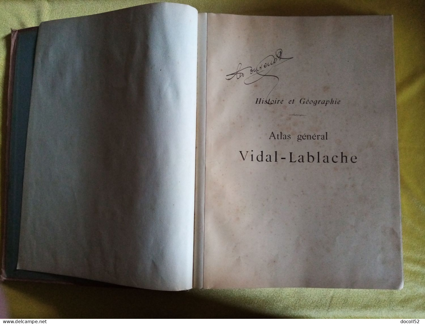 GRAND ATLAS GENERAL VIDAL- LABLACHE DE 1912 PAGES DONT DOUBLES SUR ONGLETS 420 CARTES ET CARTONS - ARMAND COLIN - Maps/Atlas