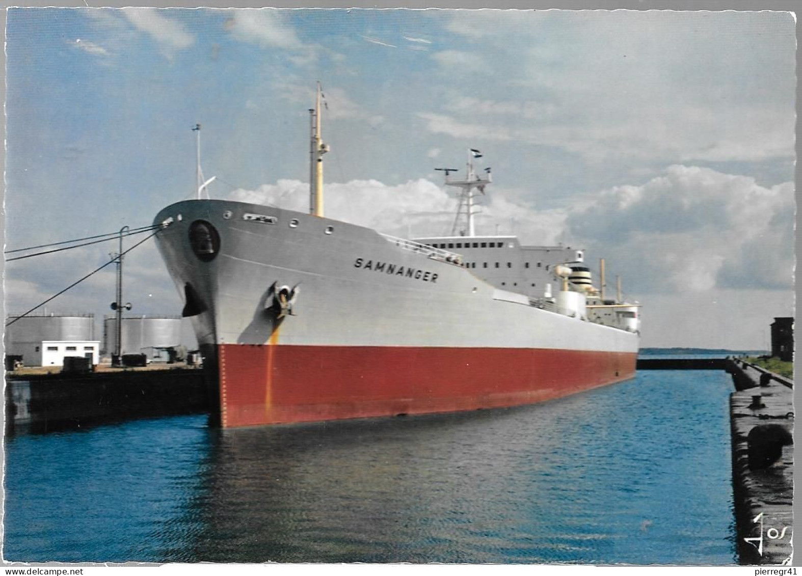 CPA-1980-44-ST NAZAIRE-SUPER TANKER-Petrolier-SAMNANGER 357000T-Ex Wind Enterprise 1976-Norvegien-Démoli 2003-TBE - Tankers