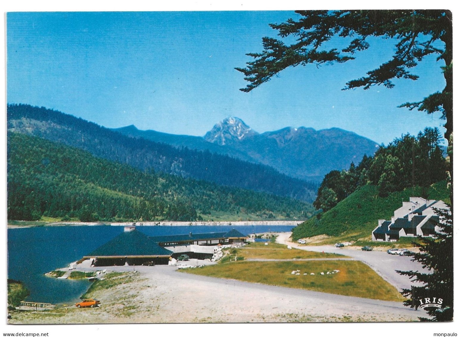 65. CPM. Hautes Pyrénées. Le Col D'Aspin. Le Lac De Payolle Situé Sur Les Communes De Campan Et D'Arreau - Campan