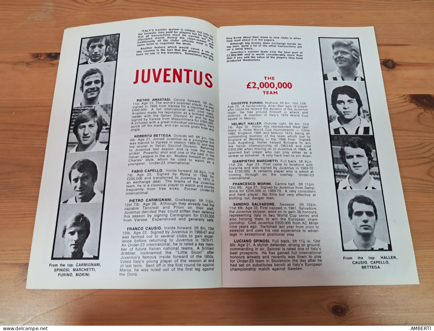 Copa Uefa 1971 Programa Aberdeen-Juventus - Sports