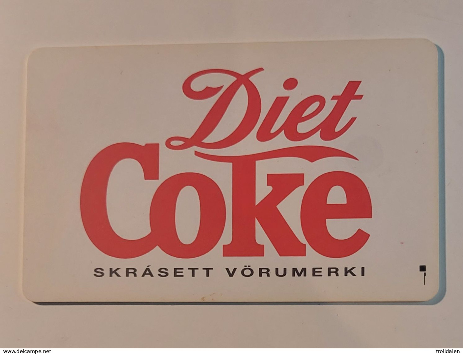 Iceland Coca Cola , Diet Coke , SC7 Chip - IJsland