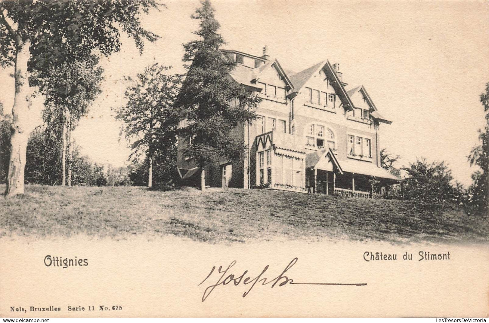 BELGIQUE - Ottignies - Château Du Stimont - Carte Postale Ancienne - Ottignies-Louvain-la-Neuve