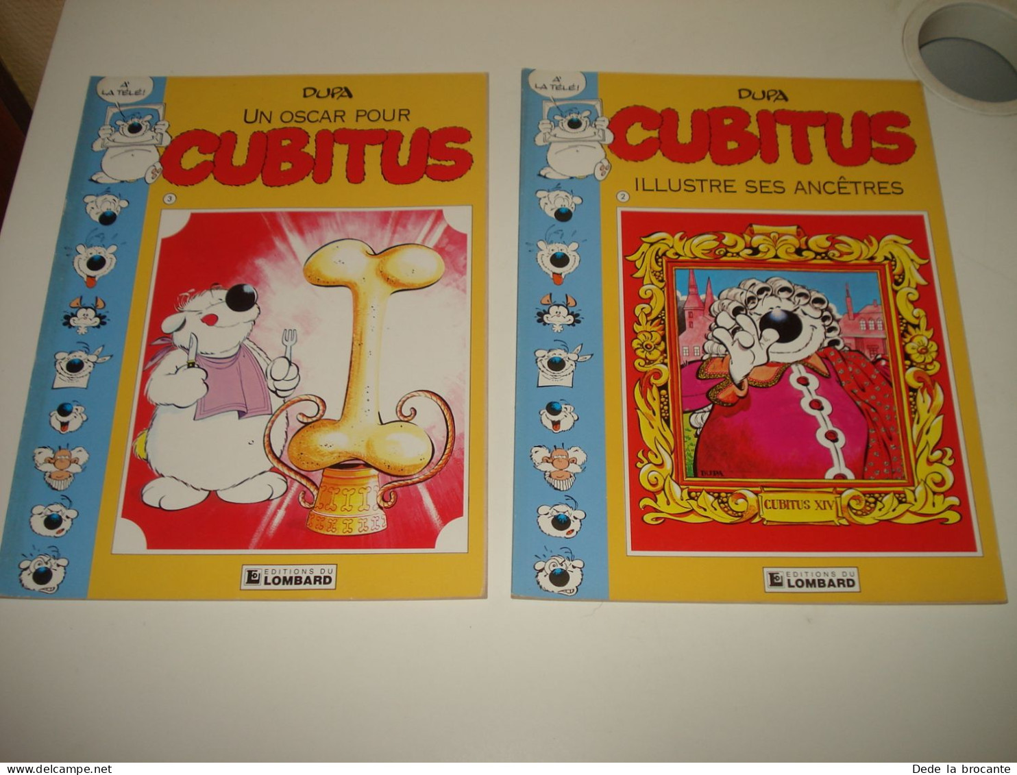 C48 / Lot De 4 Cubitus - Collection  " A La Télé " N° 2 , 3 , 14 , 19 - De 1990 - Cubitus