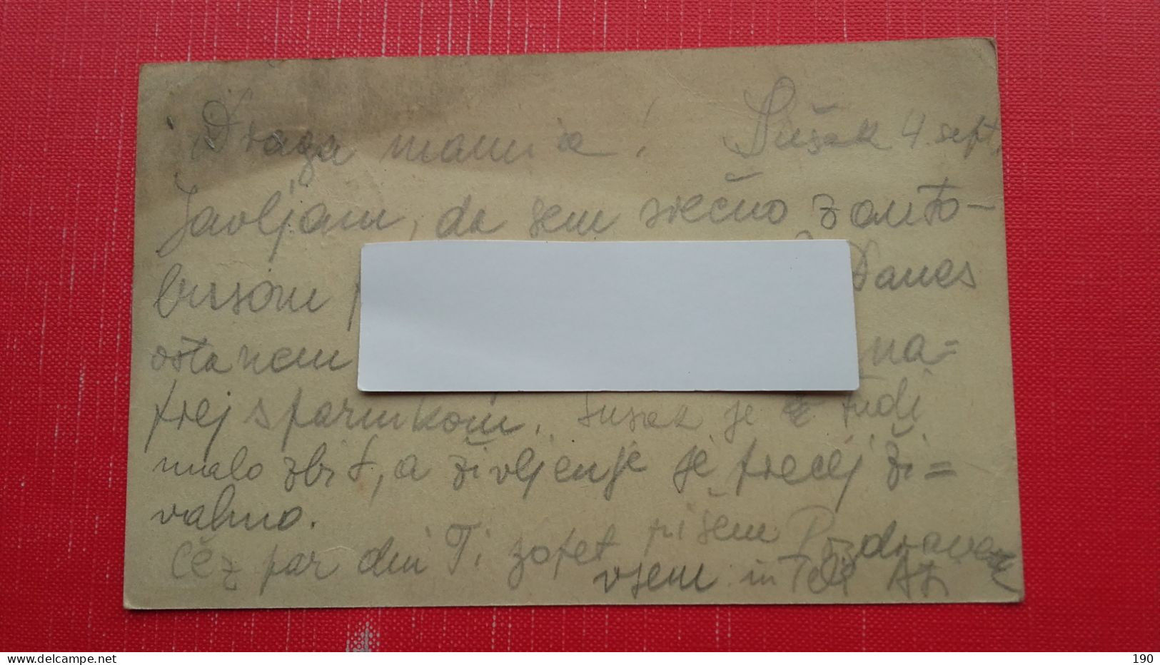 Dopisnica FNRJ 1.50 Din(Tito).Zig/postmark:Susak.Pisal/podpis:Ati Soss. - Cartas & Documentos