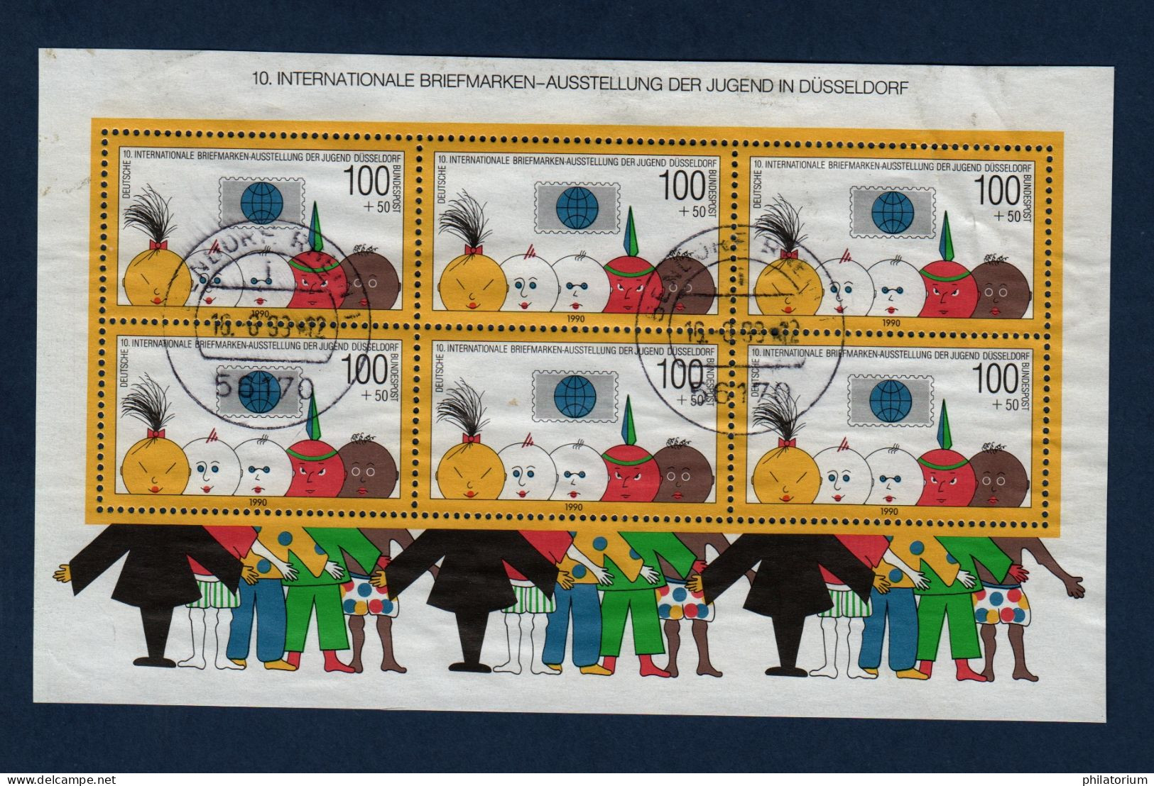 Allemagne, Yv BF 20, Mi BL 21, Oblitéré Sans Colle, - 1981-1990