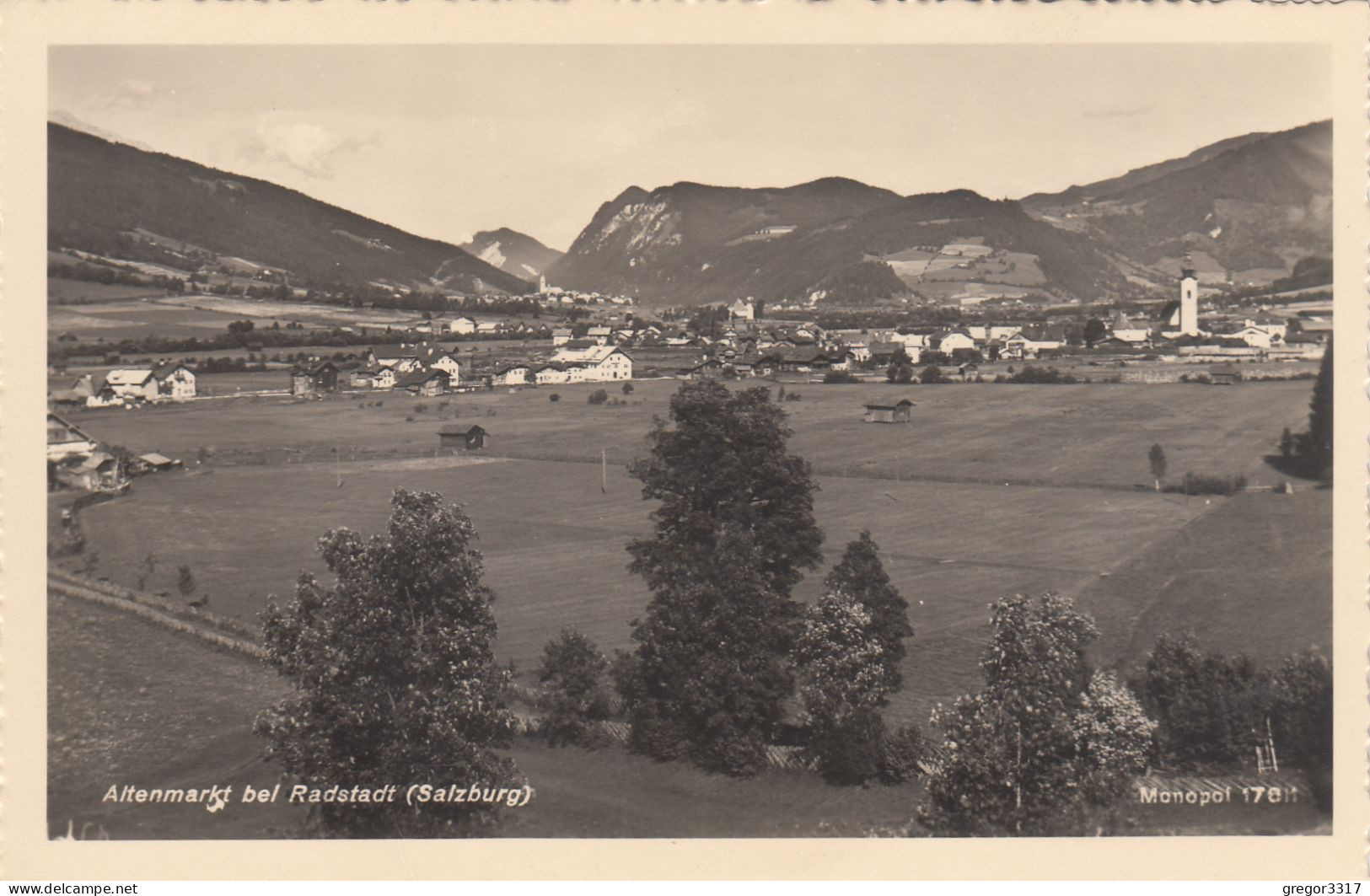 D7651) ALTENMARKT Bei Radstadt - Salzburg - Kirche Häuser ALT - Altenmarkt Im Pongau