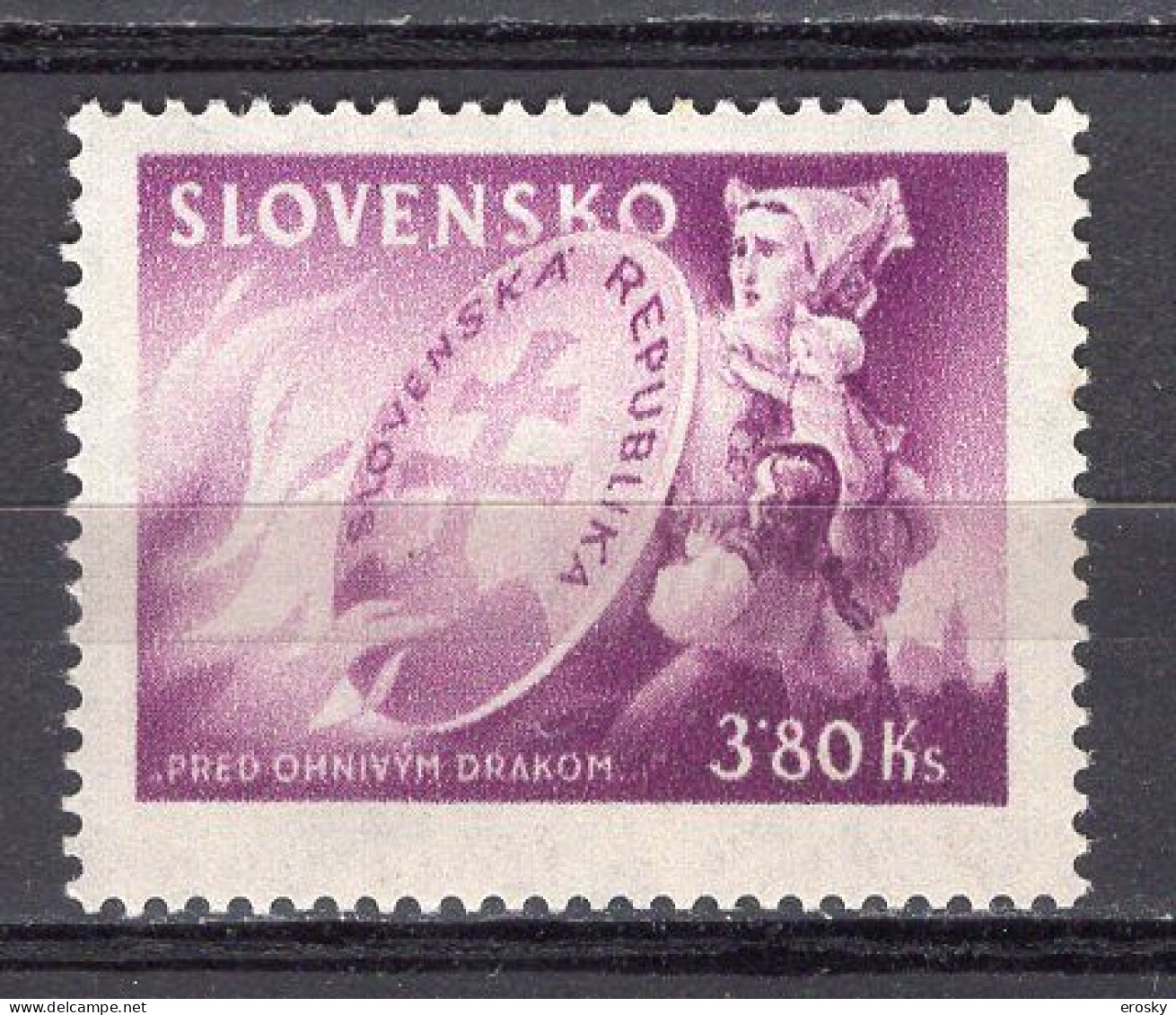 S7470 - SLOVAQUIE Yv N°121 * - Unused Stamps