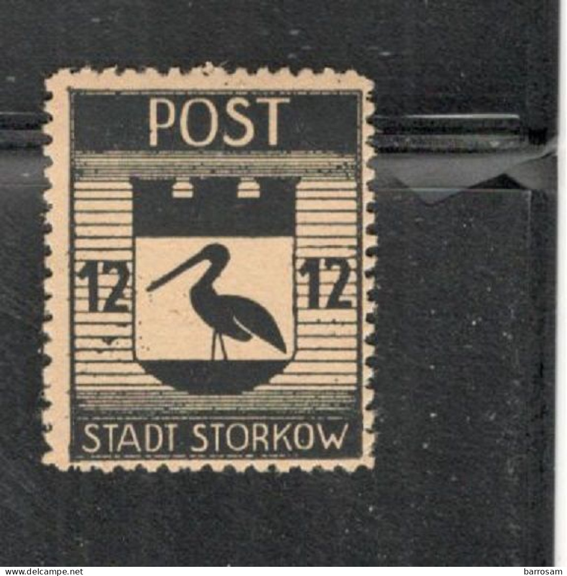 GERMAN LOCAL ISSUES....STORKOW:1946 Michel 14A Mnh** - Mint