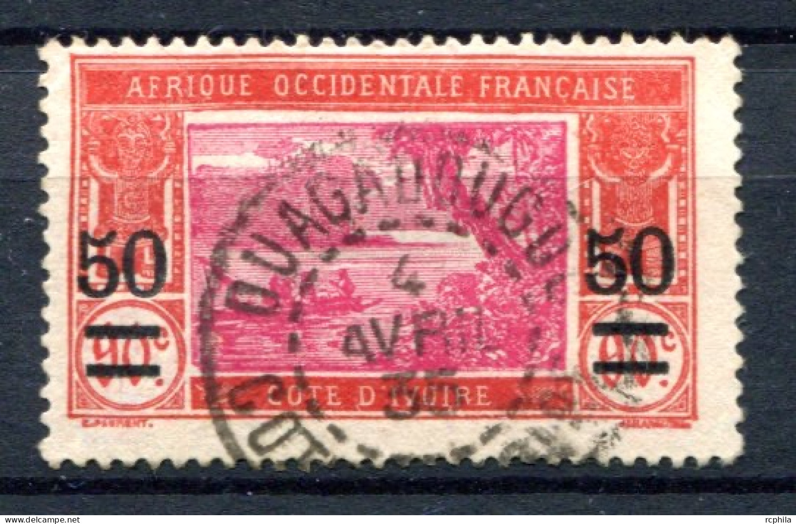 RC 26245 COTE D'IVOIRE - OUAGADOUGOU BELLE OBLITÉRATION DE 1935 TB - Gebraucht