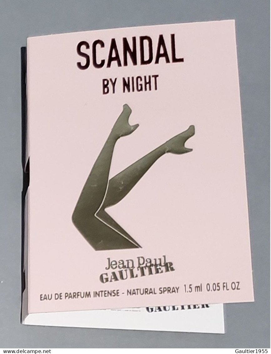 Echantillon Tigette - Perfume Sample  - Scandal By Night De Jean Paul Gaultier - Parfumproben - Phiolen