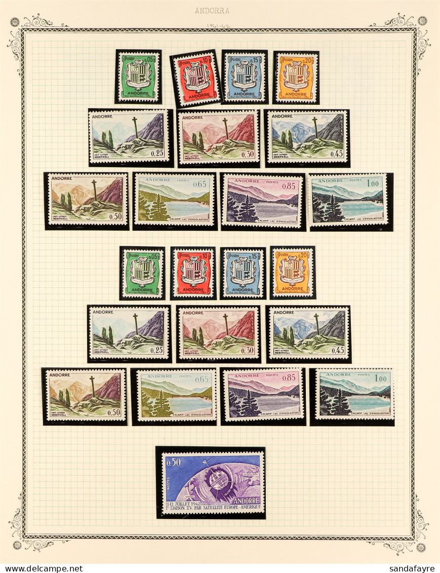 FRENCH 1961 - 1985 Never Hinged Mint Collection On Pages, Stc Yvert â‚¬1200+ (200+ Stamps, 1 M/sheet) - Autres & Non Classés