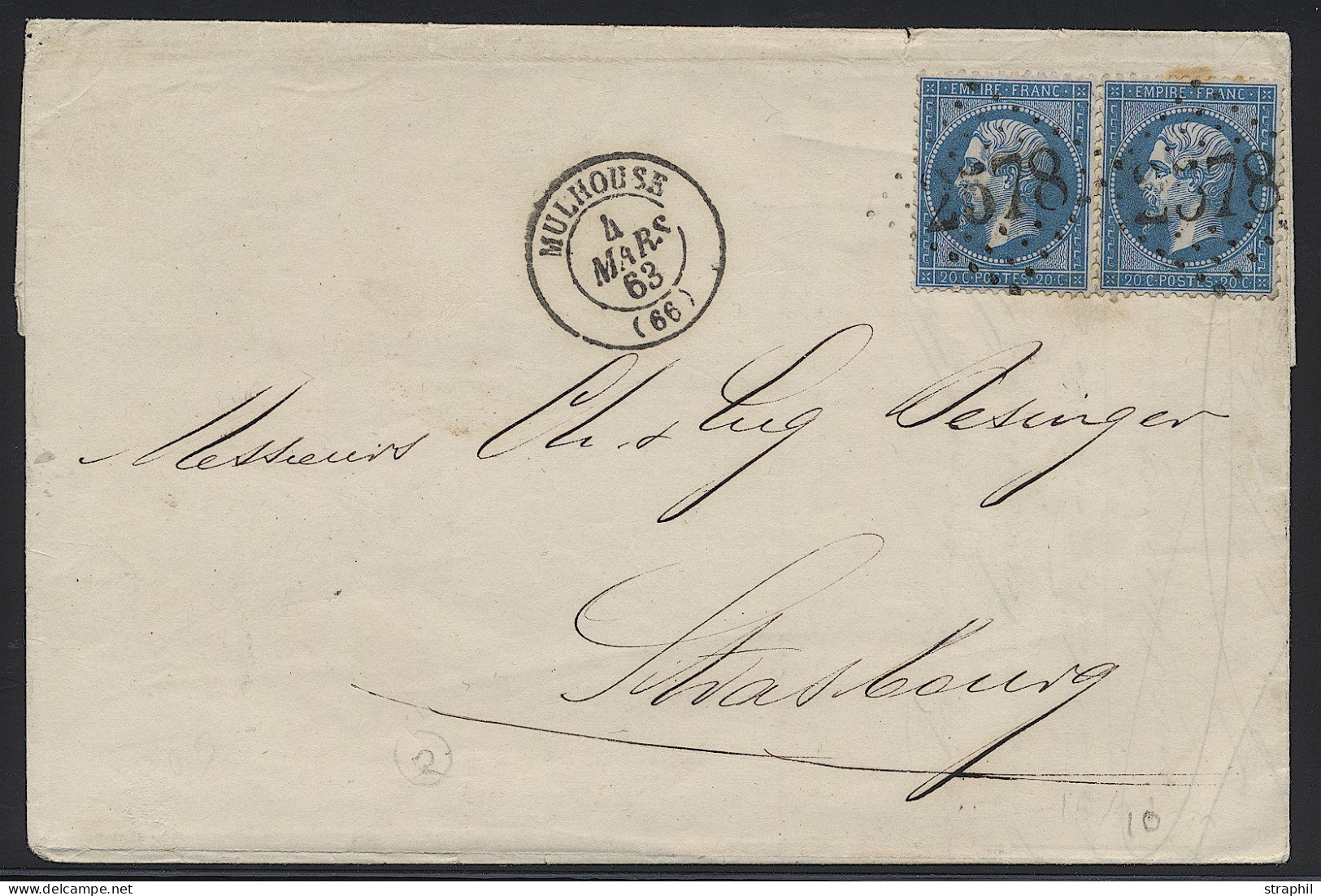 F PERIODE 1849 -70 Haut-Rhin - Other & Unclassified