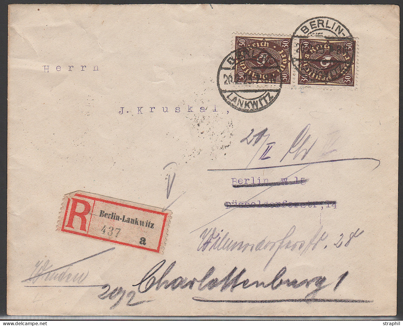 L ALLEMAGNE - REP. WEIMAR - Covers & Documents