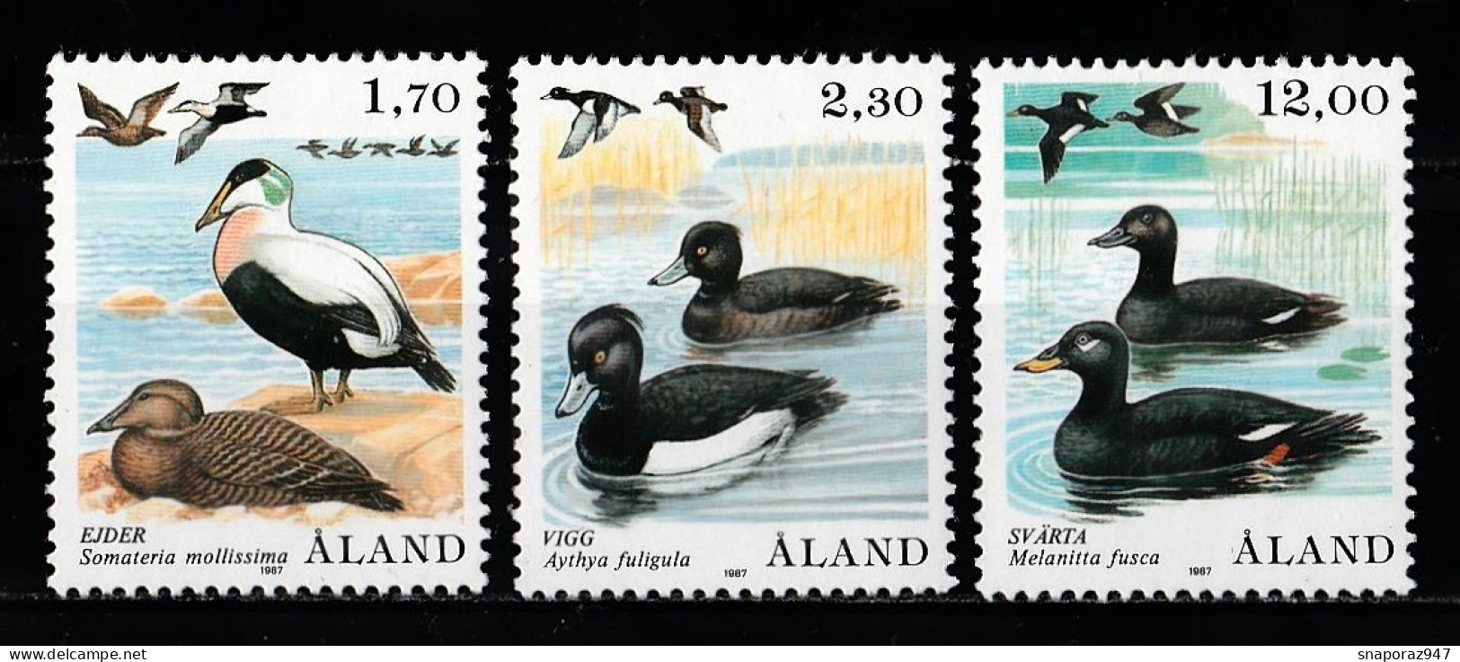 1987 Aland Ducks Set MNH** B18 - Oche