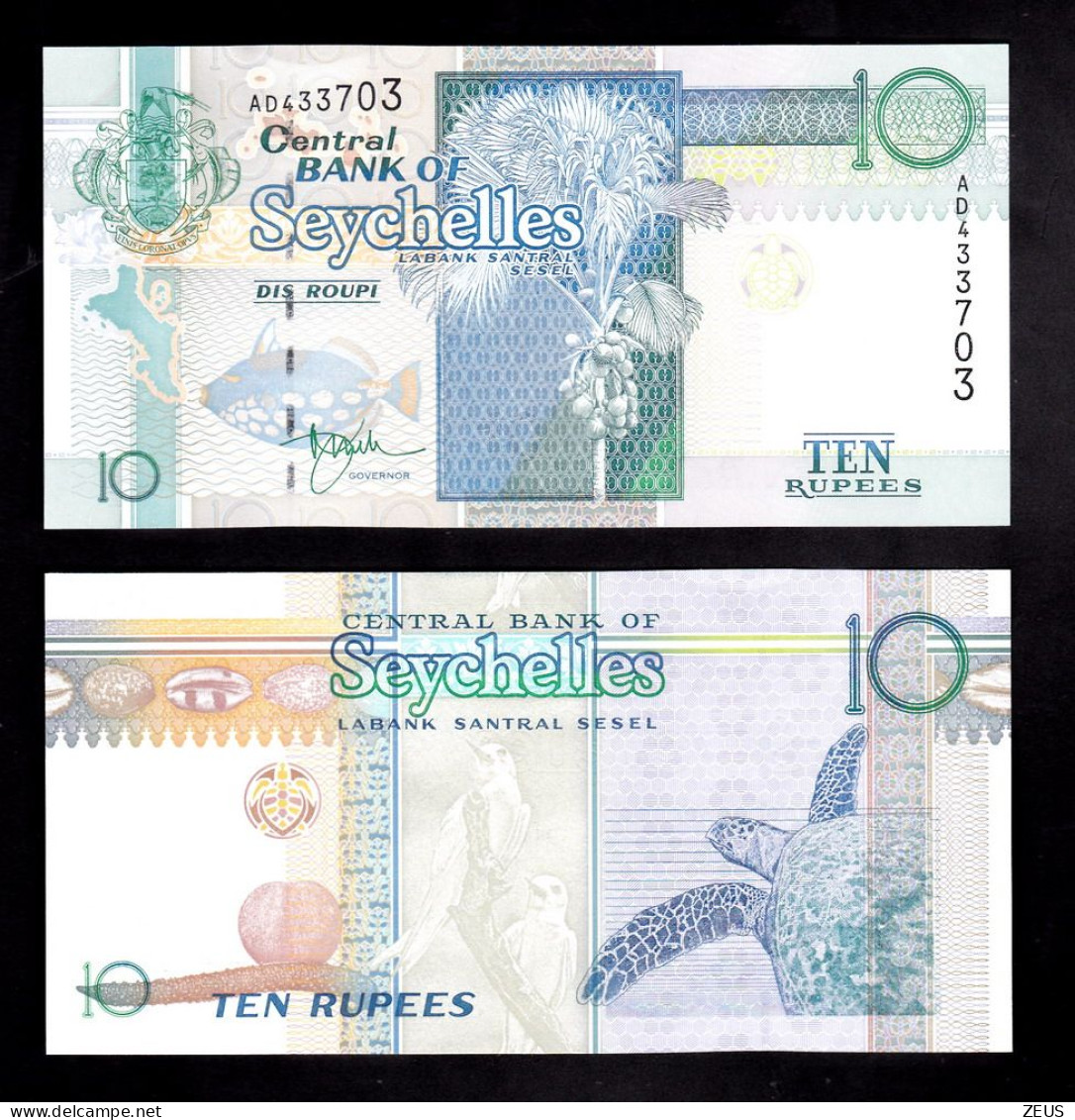 SEYCHELLES 10 RUPEES 1998 PIK 36 FDS - Seychellen