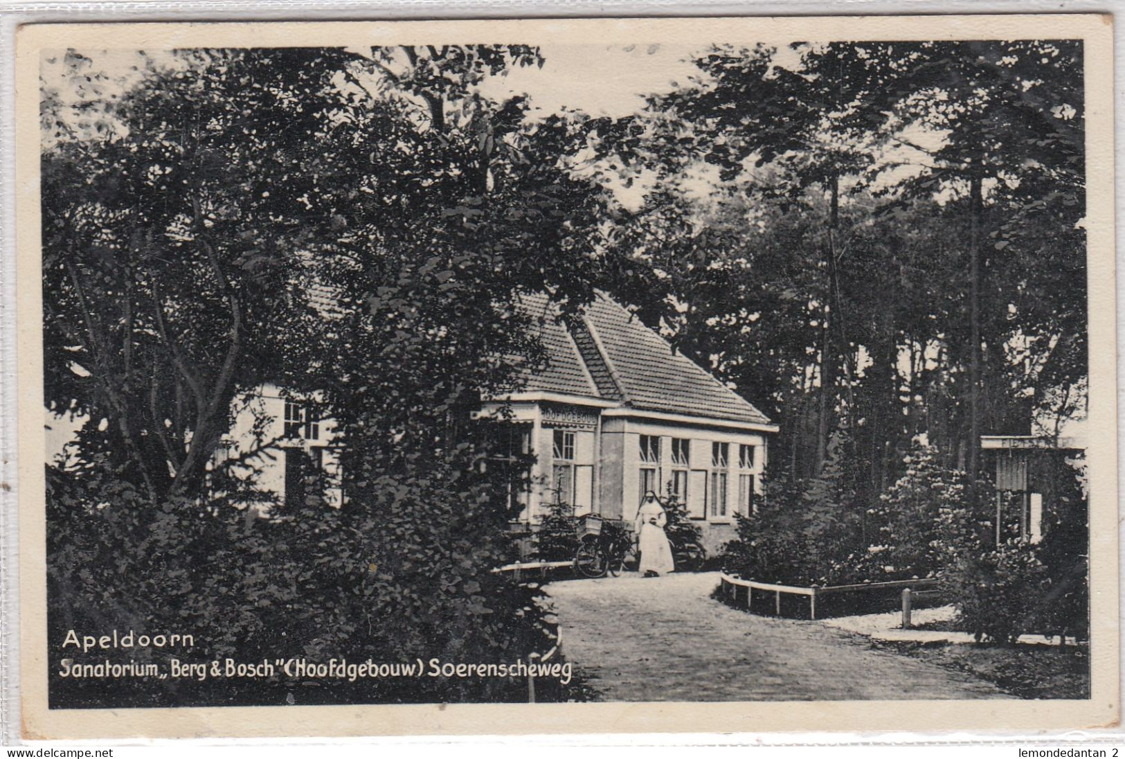 Apeldoorn. Sanatorium "Berg & Bosch" (Hoofdgebouw) Soerenscheweg. * - Apeldoorn