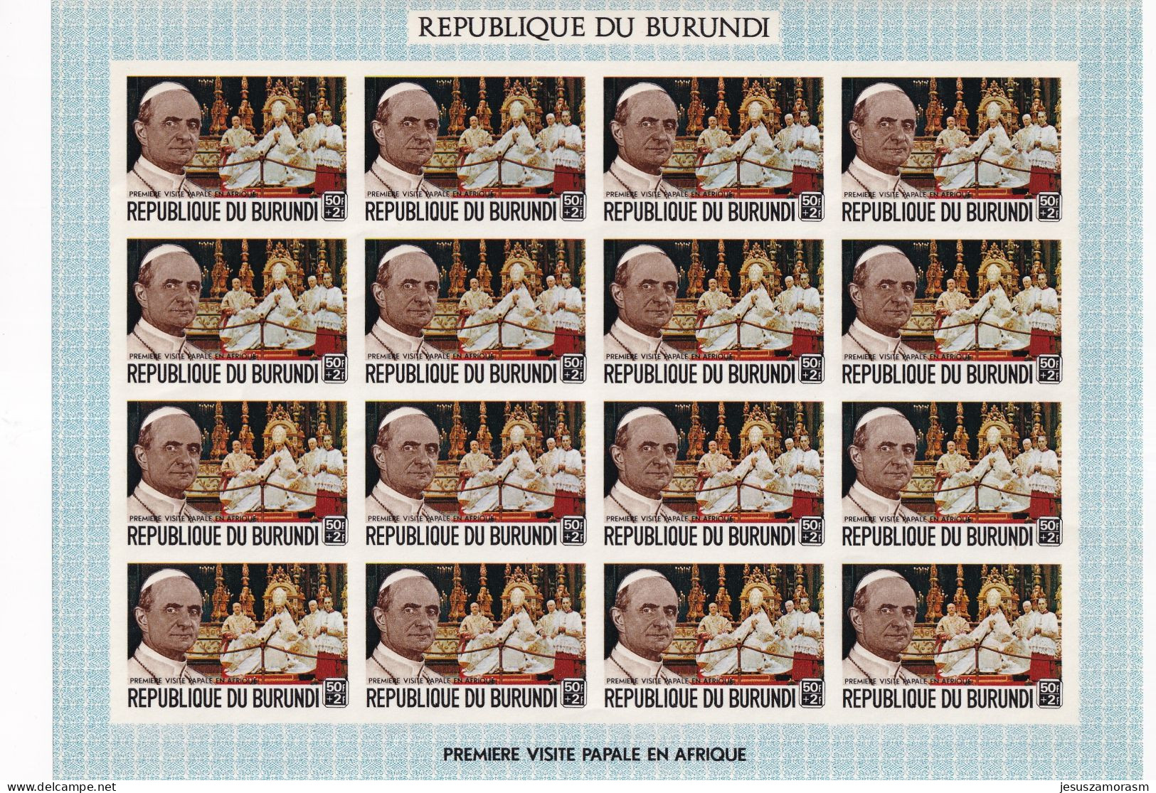 Burundi SIN DENTAR En Hojas De 16 Sellos - Unused Stamps