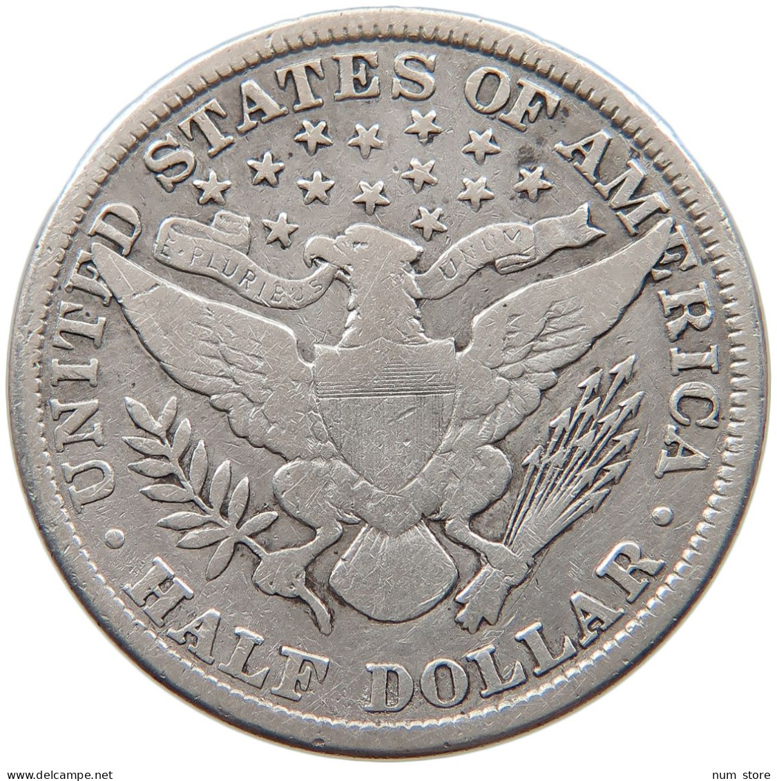 UNITED STATES OF AMERICA HALF DOLLAR 1900 BARBER #t141 0473 - 1892-1915: Barber