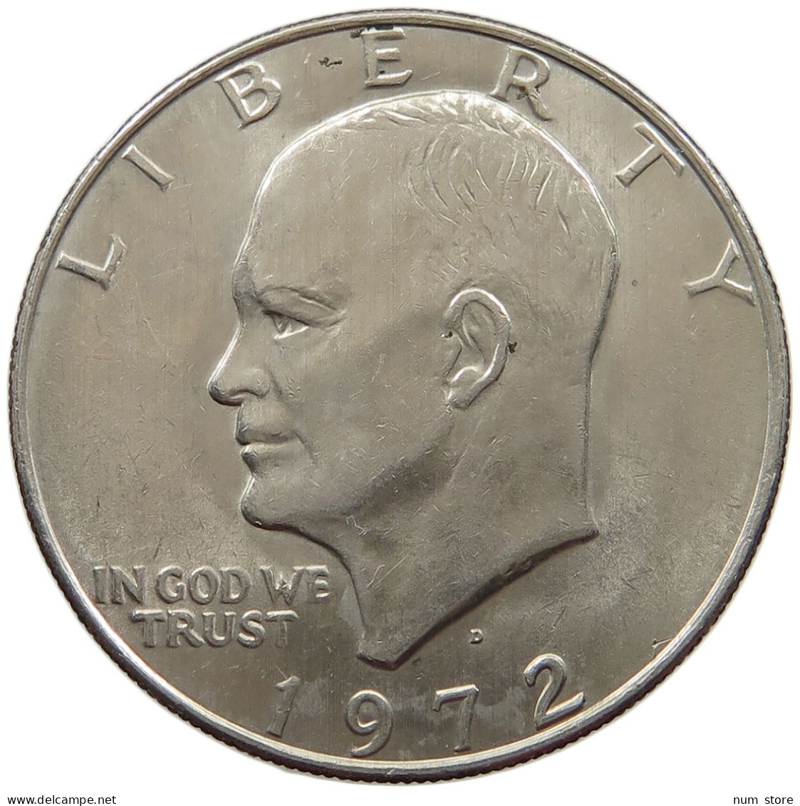 UNITED STATES OF AMERICA DOLLAR 1972 D EISENHOWER #s063 1117 - 1971-1978: Eisenhower