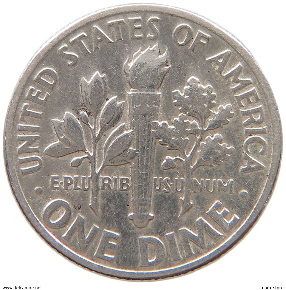 UNITED STATES OF AMERICA DIME 1956 Roosevelt #a064 0465 - 1946-...: Roosevelt