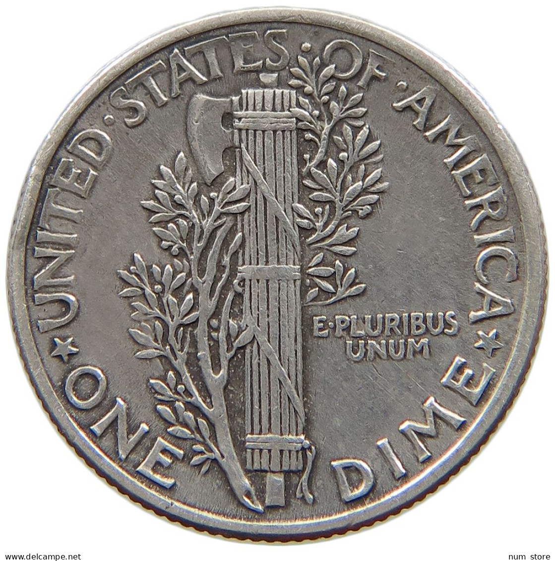 UNITED STATES OF AMERICA DIME 1942 MERCURY #a082 0539 - 1916-1945: Mercury