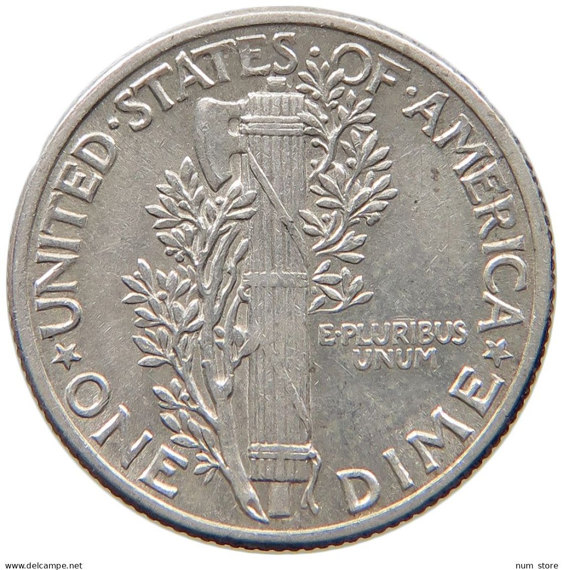 UNITED STATES OF AMERICA DIME 1942 MERCURY #c025 0193 - 1916-1945: Mercury