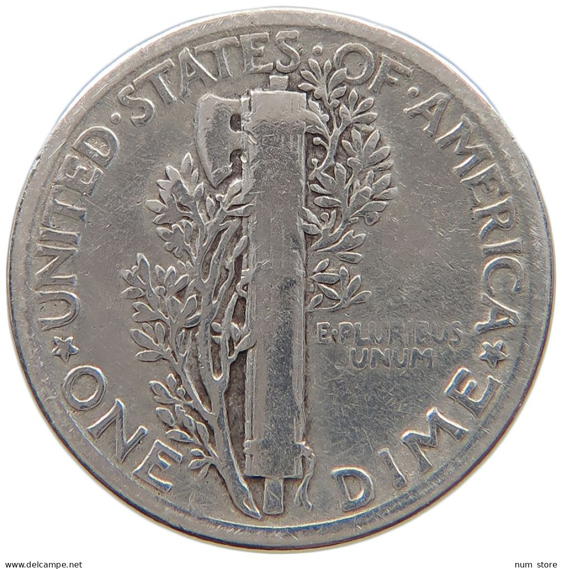 UNITED STATES OF AMERICA DIME 1927 MERCURY #a064 0407 - 1916-1945: Mercury