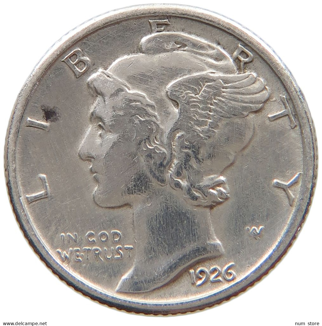 UNITED STATES OF AMERICA DIME 1926 MERCURY #a064 0435 - 1916-1945: Mercury