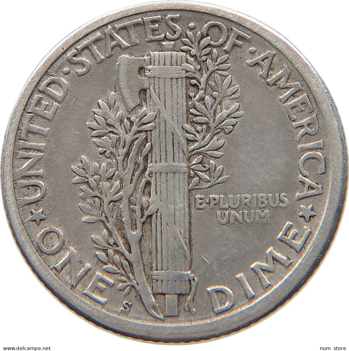 UNITED STATES OF AMERICA DIME 1917 S MERCURY #t121 0191 - 1916-1945: Mercury