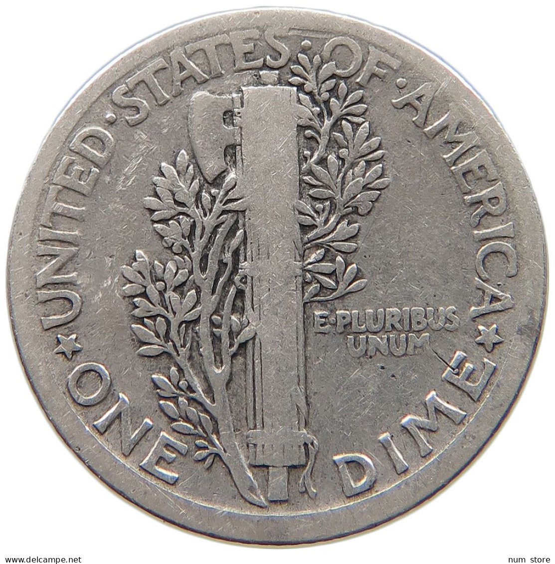 UNITED STATES OF AMERICA DIME 1917 MERCURY #c040 0557 - 1916-1945: Mercury