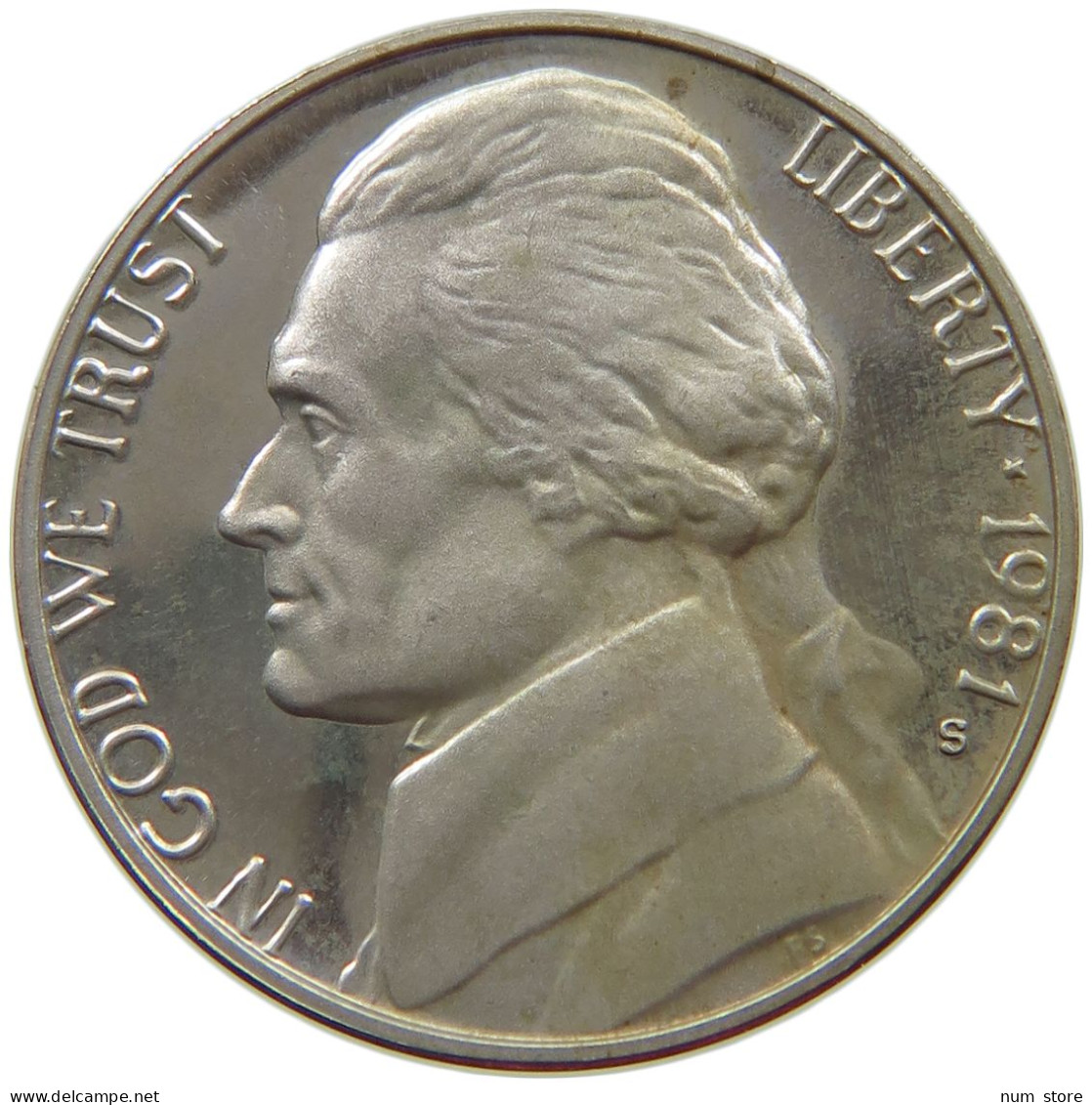 UNITED STATES OF AMERICA NICKEL 1981 S  #alb053 0259 - 1938-…: Jefferson