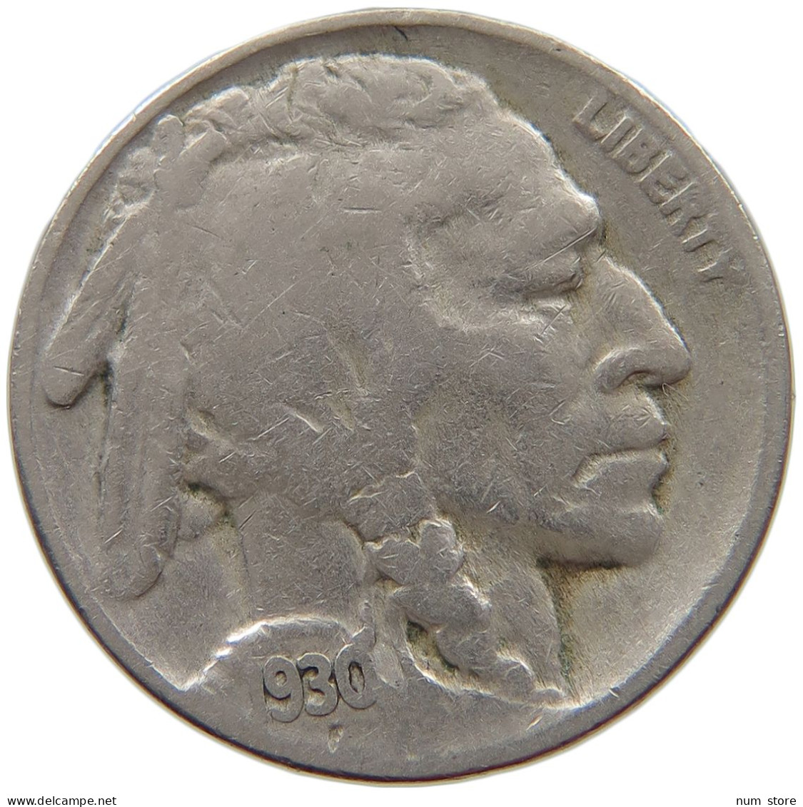 UNITED STATES OF AMERICA NICKEL 1930 BUFFALO #s063 0983 - 1913-1938: Buffalo