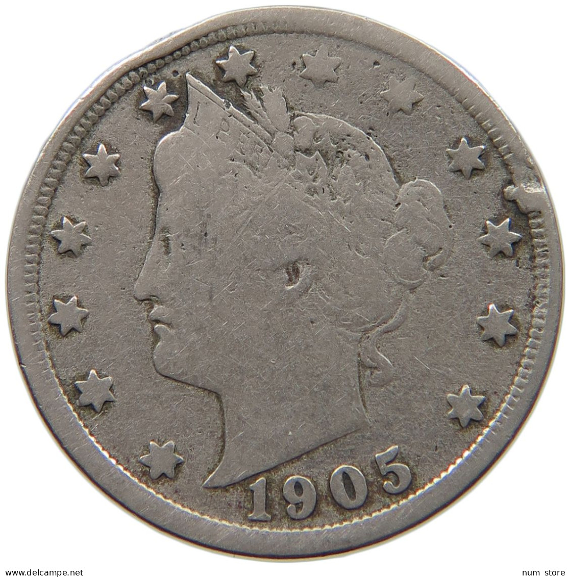 UNITED STATES OF AMERICA NICKEL 1905 LIBERTY #c006 0325 - 1883-1913: Liberty (Libertà)