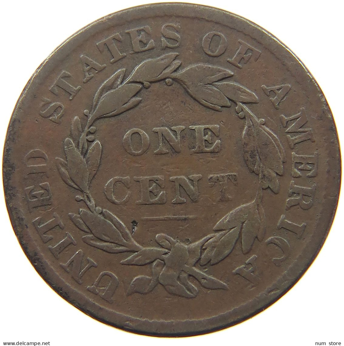 UNITED STATES OF AMERICA LARGE CENT 1835 CORONET HEAD #t001 0071 - 1816-1839: Coronet Head (Tête Couronnée)