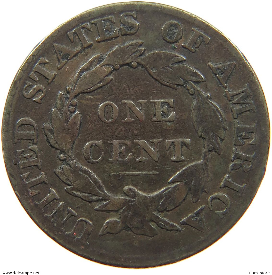UNITED STATES OF AMERICA LARGE CENT 1826 Coronet Head #t143 0397 - 1816-1839: Coronet Head