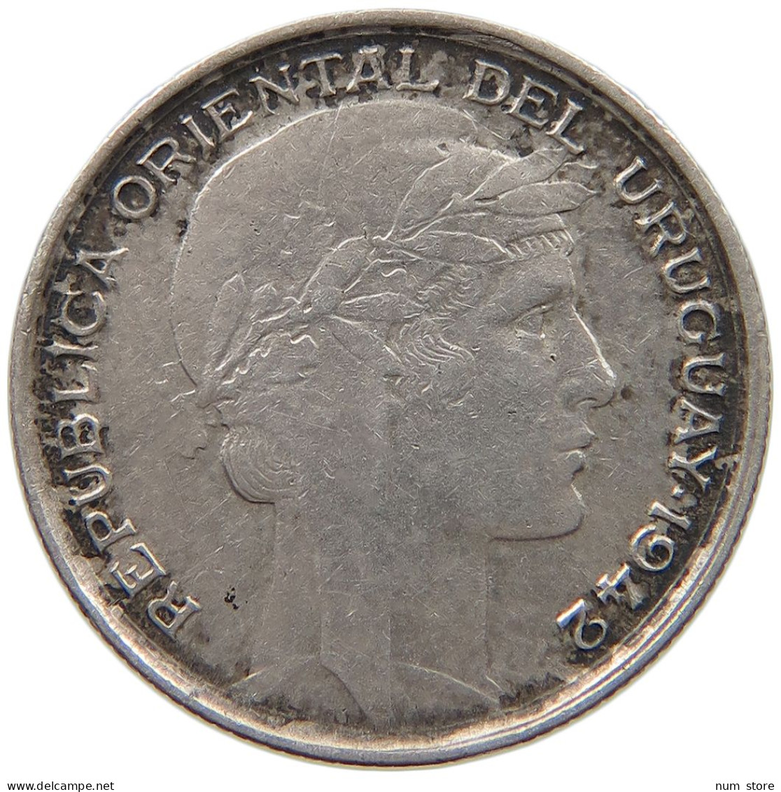 URUGUAY 20 CENTESIMOS 1942  #c019 0071 - Uruguay